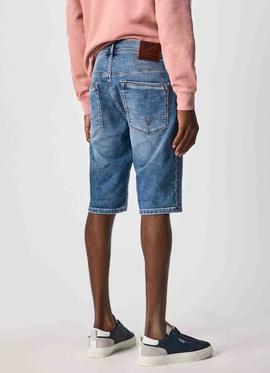 BERMUDA VAQUERA JACK SHORT EN DENIM GYMDIGO AZUL DEGRADÉ