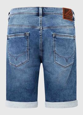 BERMUDA VAQUERA JACK SHORT EN DENIM GYMDIGO AZUL DEGRADÉ