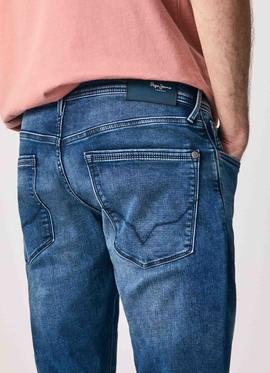 PANTALÓN VAQUERO STANLEY TAPER FIT VZ5 GYMDIGO DENIM