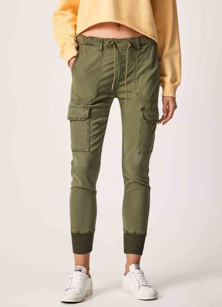 PANTALON CHINO SALSA MUJER CROPPED BEIGE CLARO