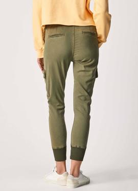 PANTALÓN JOGGER BOLSO CARGO NEW CRUSADE VERDE CAQUI