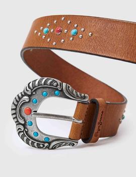 CINTURÓN DE PIEL BOHO LORI BELT CAMEL