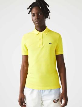 POLO LACOSTE SLIM FIT HLL AMARILLO