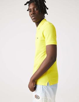 POLO LACOSTE SLIM FIT HLL AMARILLO