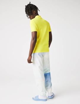 POLO LACOSTE SLIM FIT HLL AMARILLO