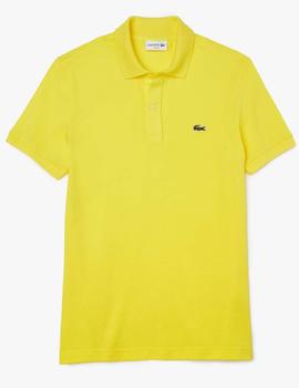 POLO LACOSTE SLIM FIT HLL AMARILLO