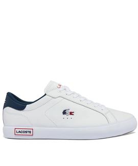 ZAPATILLAS LACOSTE POWERCOURT TRI22 1 SMA WHITE / NAVY / RED