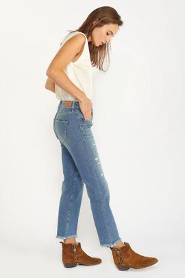 PANTALÓN VAQUERO PRICILIA CROPPED FIT DETROY BLUE Nº4