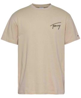 TJM TOMMY SIGNATURE TEE SAVANNAH SAND