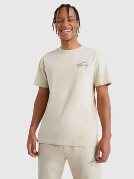 TJM TOMMY SIGNATURE TEE SAVANNAH SAND