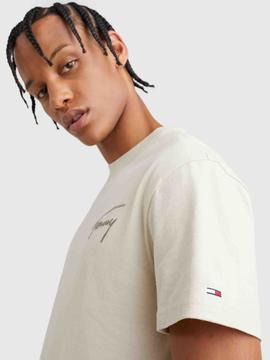 TJM TOMMY SIGNATURE TEE SAVANNAH SAND