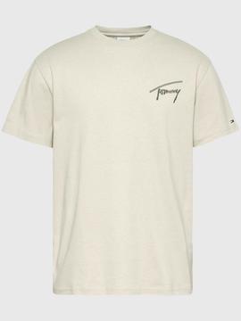 TJM TOMMY SIGNATURE TEE SAVANNAH SAND