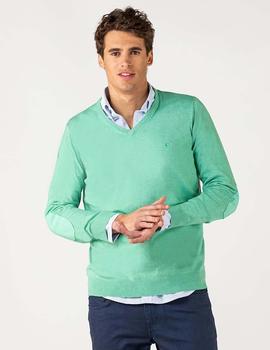 JERSEY CUELLO PICO CODERAS VERDE