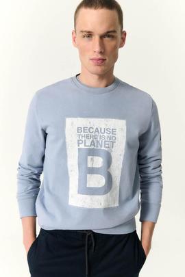 SUDADERA HOMBRE BECARE AZUL