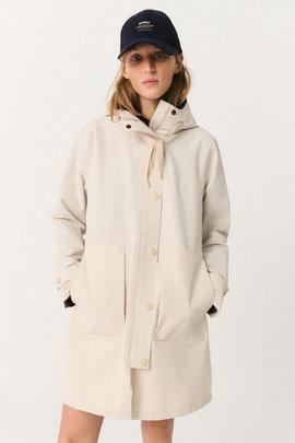 CHAQUETA IMPERMEABLE MUJER GINEBRA BEIGE