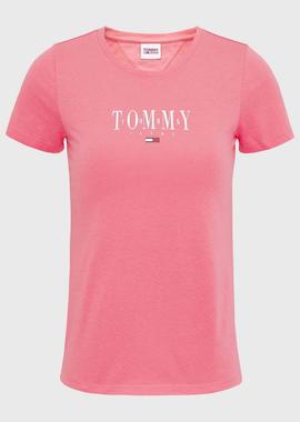 TJW SKINNY ESSENTIAL LOGO SHORT SLEEVE GARDEN ROSE