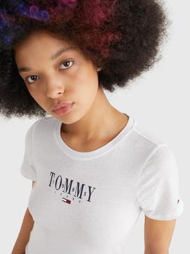 TJW SKINNY ESSENTIAL LOGO SHORT SLEEVE WHITE