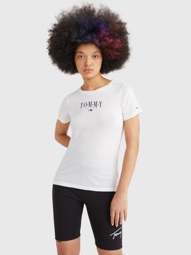 TJW SKINNY ESSENTIAL LOGO SHORT SLEEVE WHITE