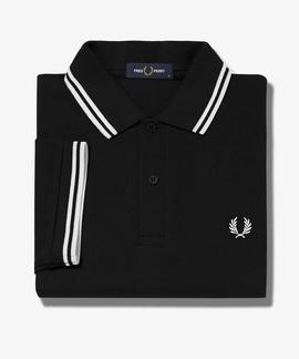 POLO TWIN TIPPED M3600 350 BLACK / WHITE / WHITE