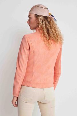 CHAQUETA BIKER MAR CORAL