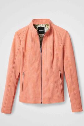 CHAQUETA BIKER MAR CORAL