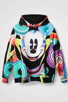 SUDADERA MICKEY PSICODELIC NEGRA