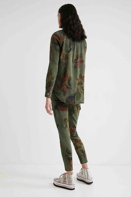 CAMISA CAMUFLAJE FLOWER KAKI