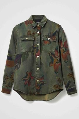 CAMISA CAMUFLAJE FLOWER KAKI