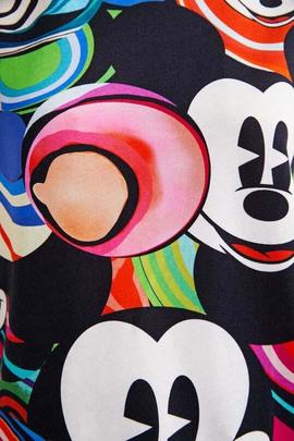 CAMISETA MICKEY MARBLES NEGRA