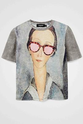 CAMISETA BEATRICE RETRATO OBRA DE ARTE