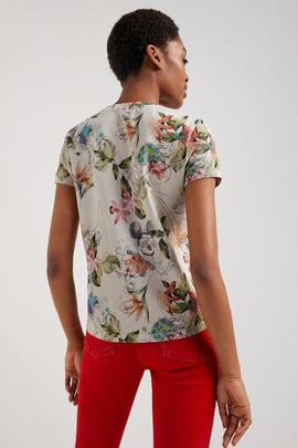 CAMISETA PLAY MICKEY TROPICAL BEIGE