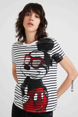 CAMISETA RAYAS MICKEY MOUSE LA VIDA ES CHULA