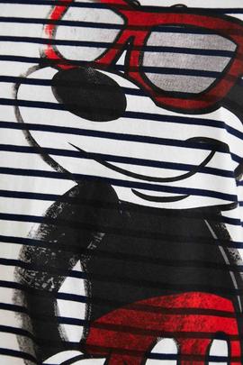 CAMISETA RAYAS MICKEY MOUSE LA VIDA ES CHULA