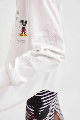 CAMISA MIDLEY HOW TO DRAW MICKEY BLANCA