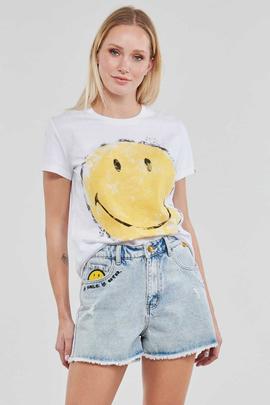 CAMISETA MALABARES SMILEY BLANCA