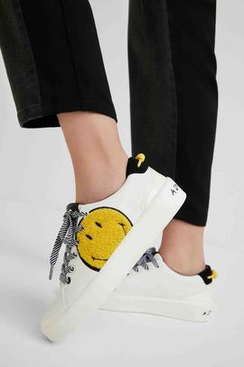 SNEAKERS FANCY SMILEY BLANCOS