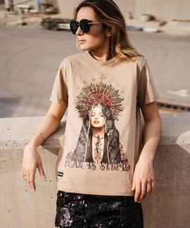 CAMISETA UNISEX MARILYN CAMEL