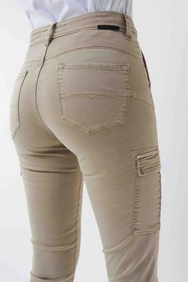 SECRET GLAMOUR CARGO SKINNY FIT BEIGE