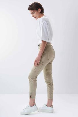 SECRET GLAMOUR CARGO SKINNY FIT BEIGE