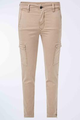 SECRET GLAMOUR CARGO SKINNY FIT BEIGE