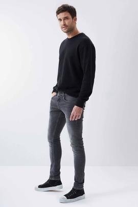 PANTALÓN VAQUERO S-RESIST SKINNY FIT EN DENIM GRIS DEGRADÉ