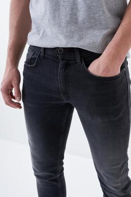 PANTALÓN VAQUERO SLIM FIT  NEGRO DEGRADÉ