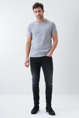 PANTALÓN VAQUERO SLIM FIT  NEGRO DEGRADÉ