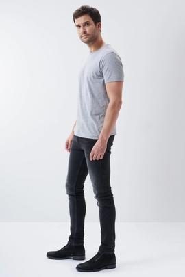 PANTALÓN VAQUERO SLIM FIT  NEGRO DEGRADÉ