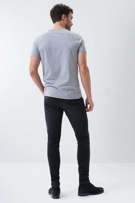 PANTALÓN VAQUERO SLIM FIT  NEGRO DEGRADÉ