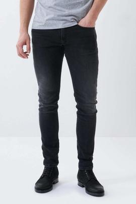 PANTALÓN VAQUERO SLIM FIT  NEGRO DEGRADÉ