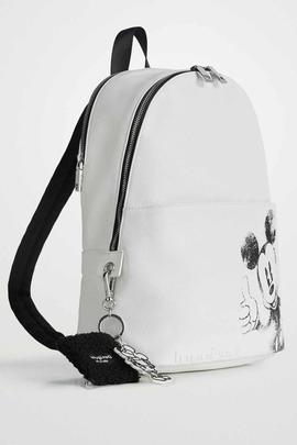 MOCHILA MICKEY MOMBASA 2 ZIPPERS CRUDO