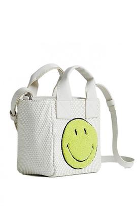 BOLSO SMILE IS BETTER VALDIVIA MINI BLANCO