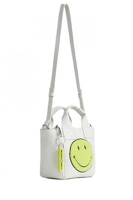 BOLSO SMILE IS BETTER VALDIVIA MINI BLANCO