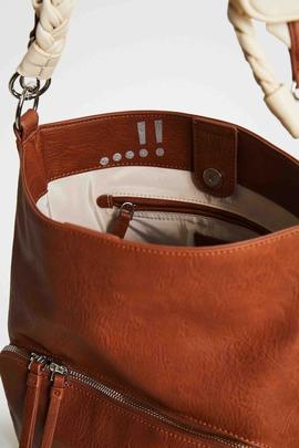 BOLSO HALF LOGO BUTAN CAMEL